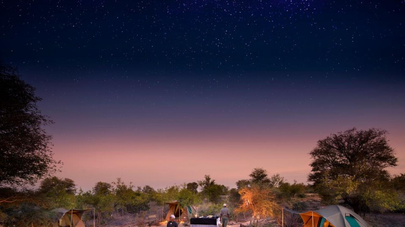 Makumu Tented Bush Camp offers an authentic bush experience.