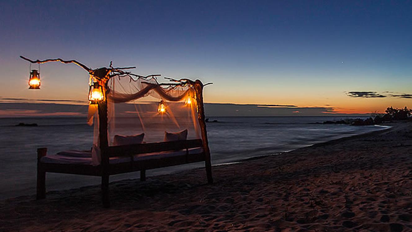 Sleep beneath the Mozambique sky.