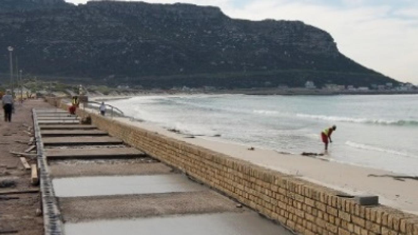 The resurfacing of a 300-metre stretch in Fish Hoek is under way.