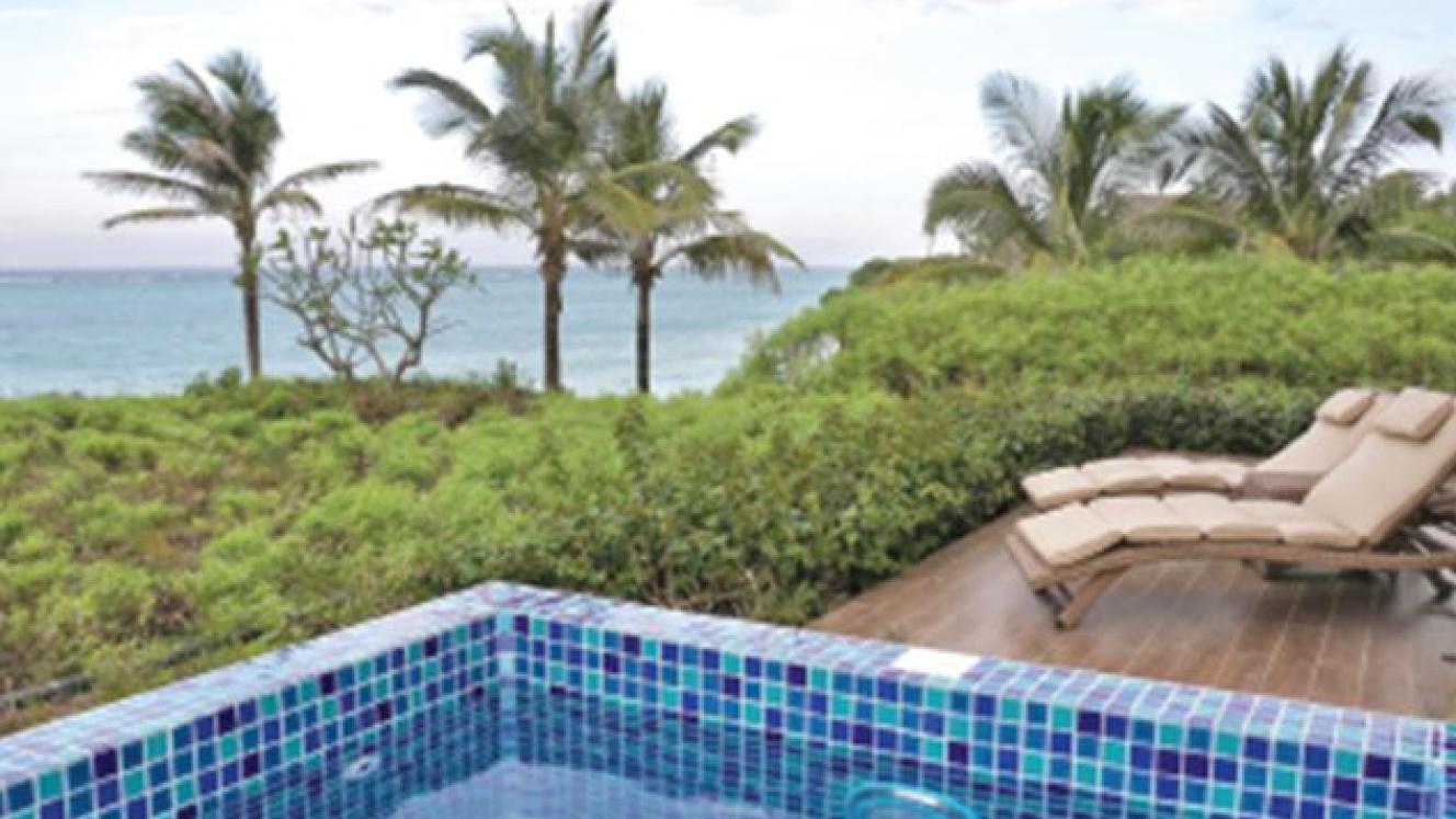 The new plunge pools are ready well ahead of schedule.