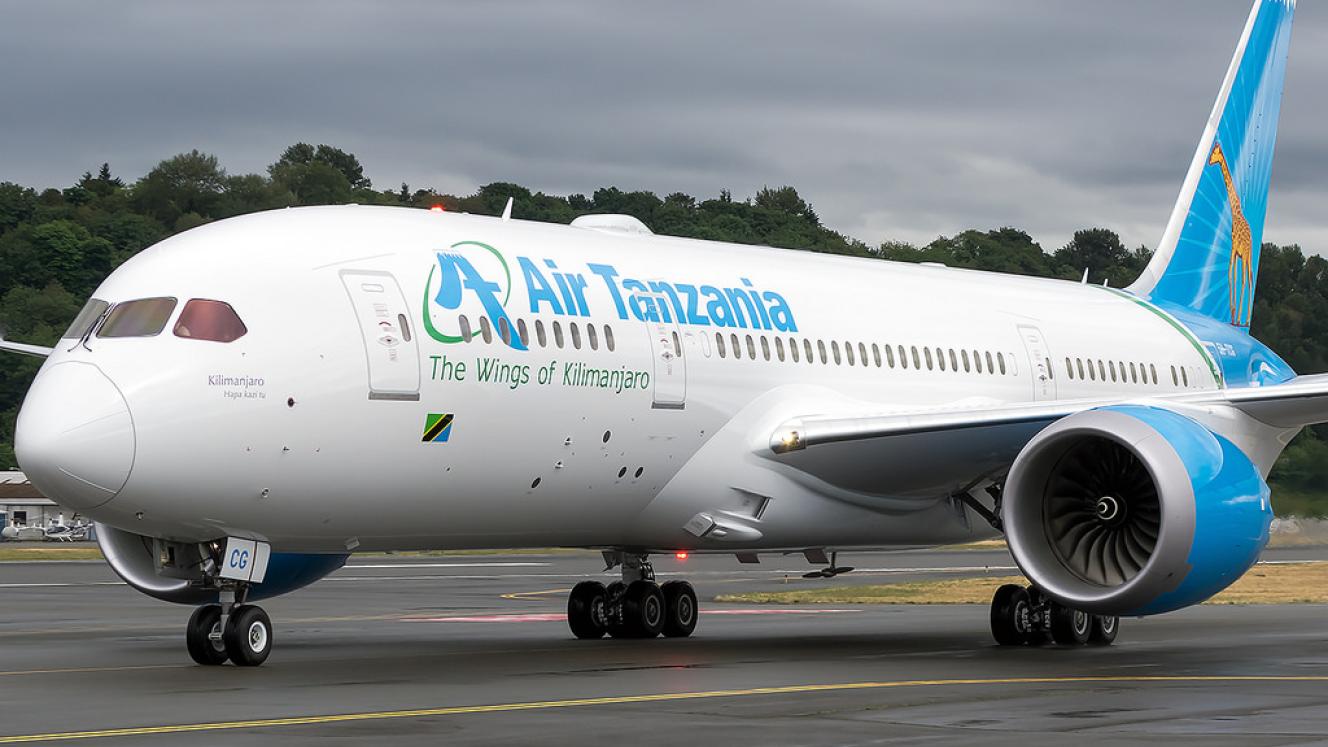 Air Tanzania receives its long-awaited Boeing 787-8 Dreamliner.