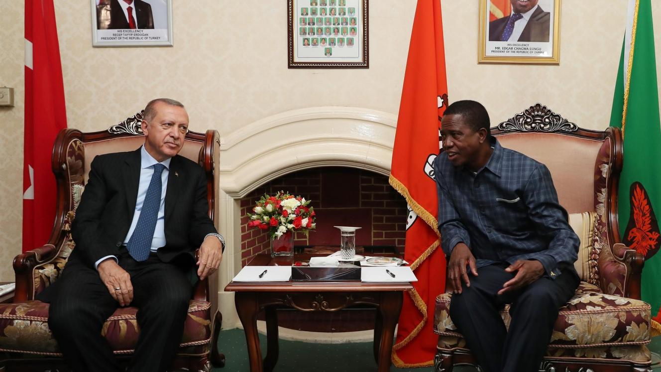 Turkey’s President Recep Tayyip Erdoğan met with Zambia’s President Edgar Lungu over the weekend to sign economic agreements.