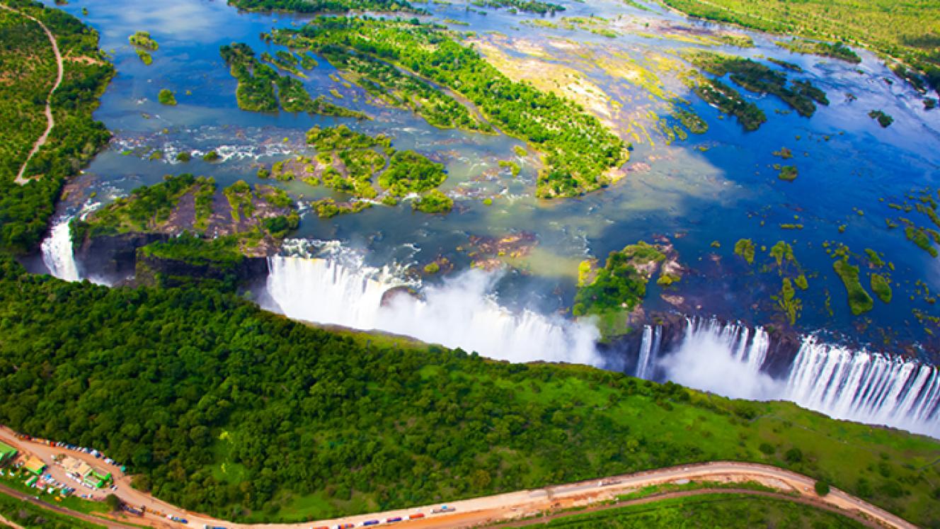 Airlink offers direct flights between Cape Town and Victoria Falls.