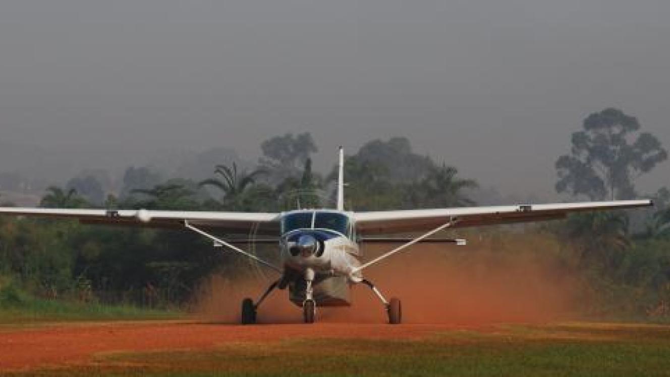 The local airline will fly three times a week, making it easier for tourists to access the park famed for its mountain gorilla population. Credit: Fly Uganda.