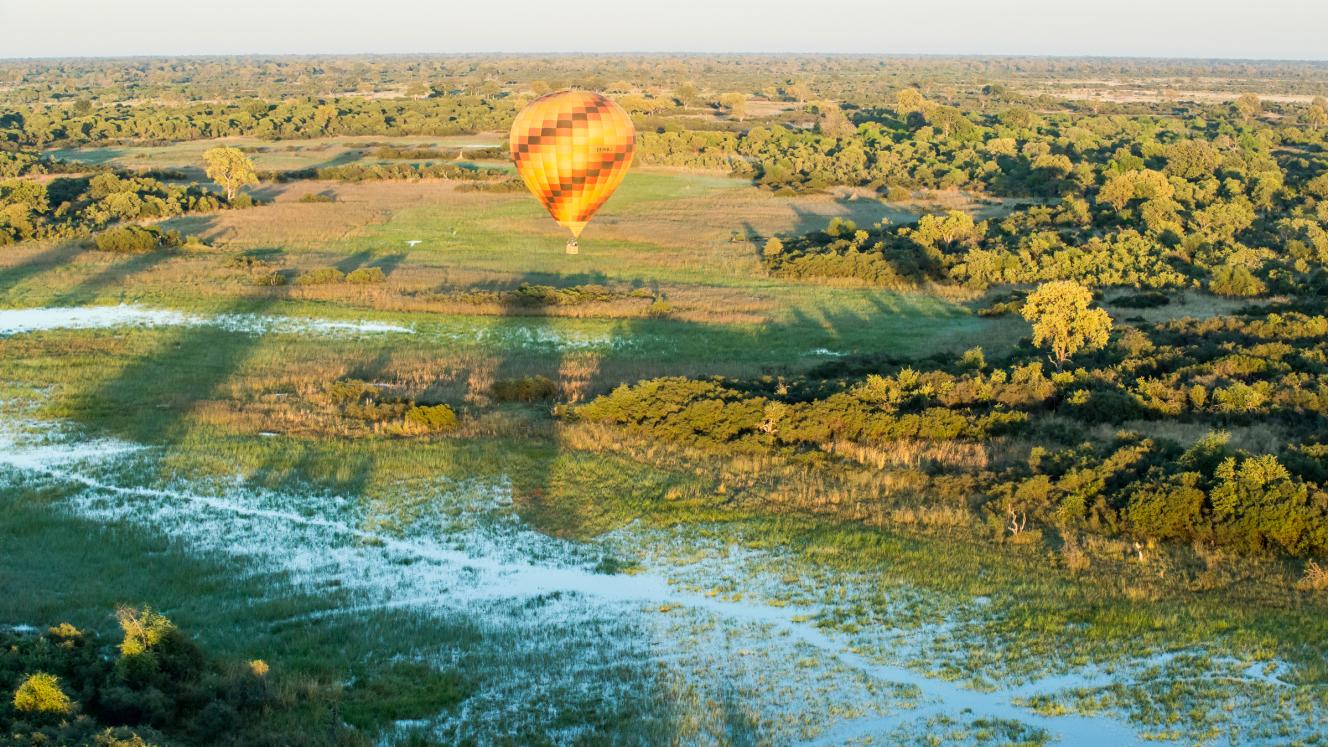 Hot air balloon flights a win for the Okavango.