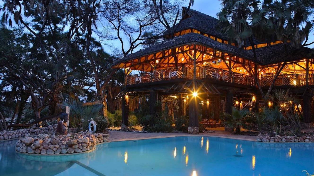 The Kenyan lodge will be working on its pool until December.