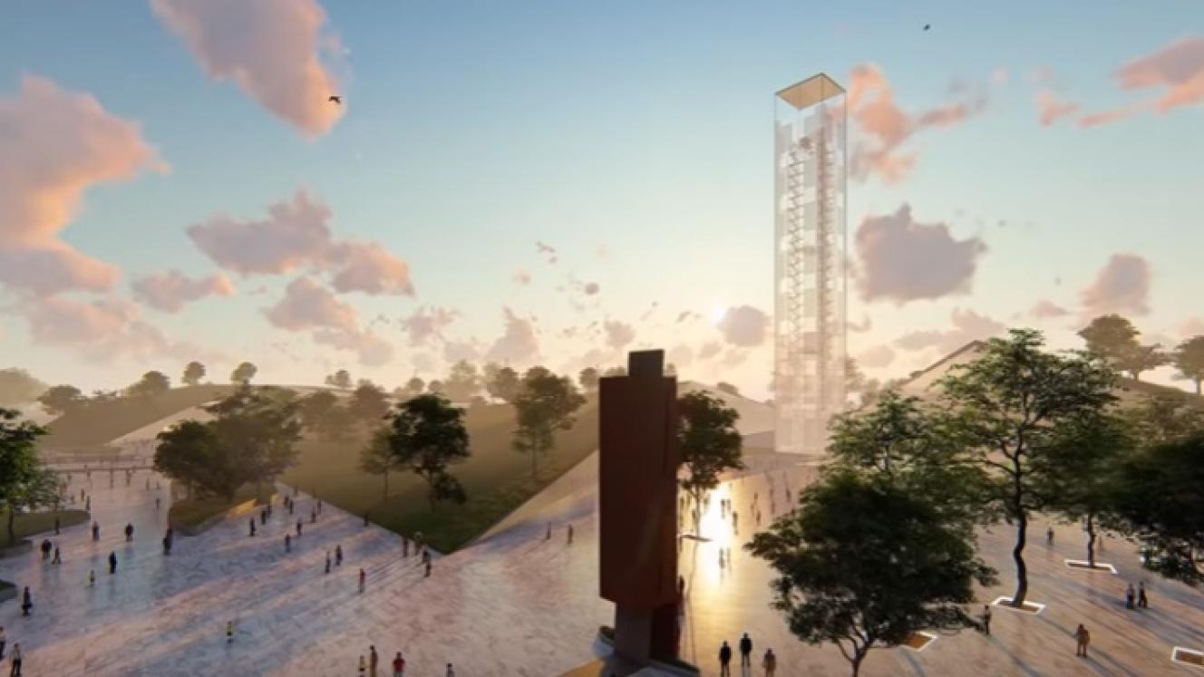 The Tower of Light, a 27-storey glass landmark that will boost tourism whilst commemorating the life of Mandela, has been earmarked for Nelson Mandela Bay. Credits: M&C Saatchi Abel.