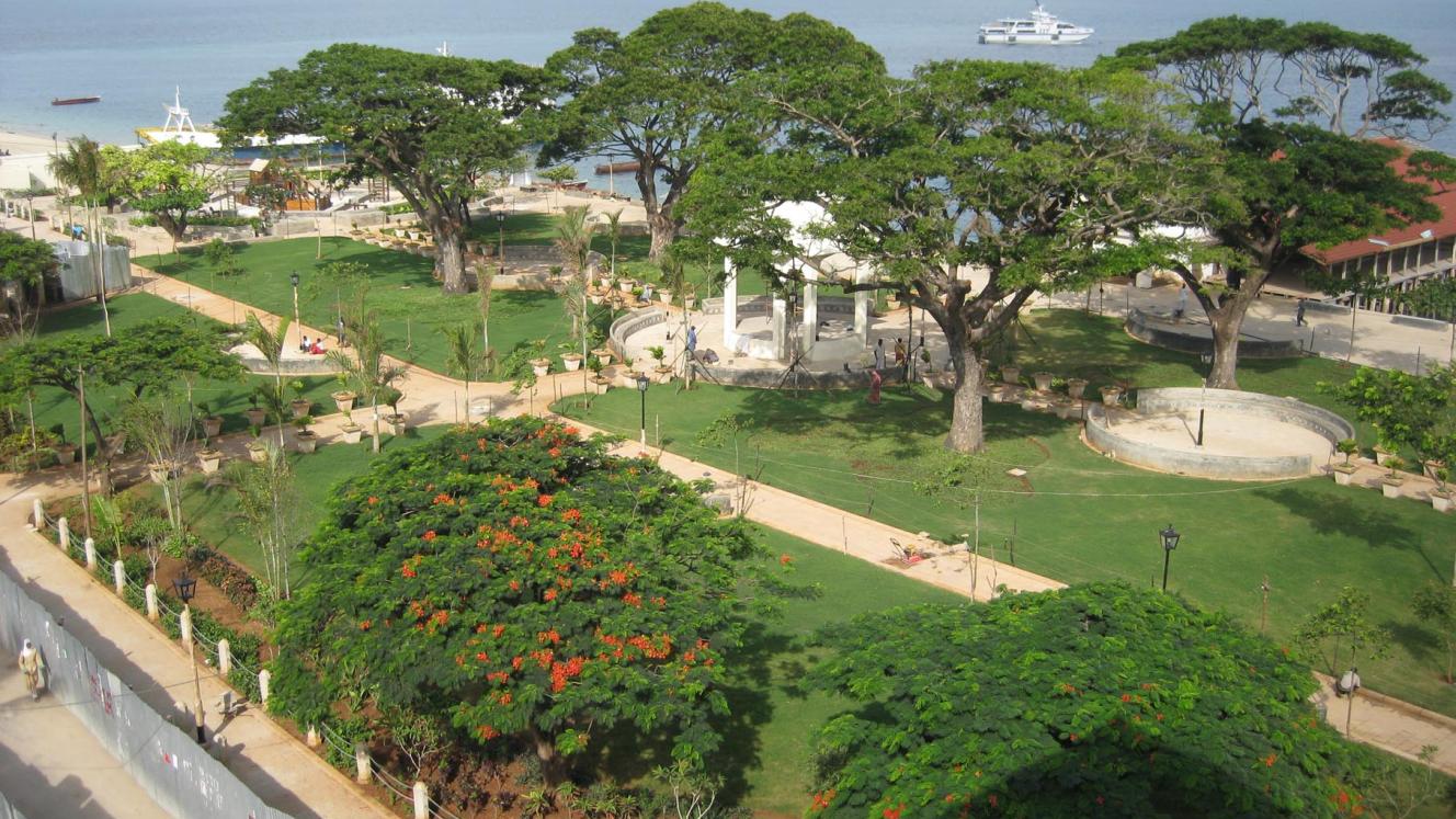 Zanzibar’s government is working on improving the island for tourists, including public areas like Forodhani Gardens.