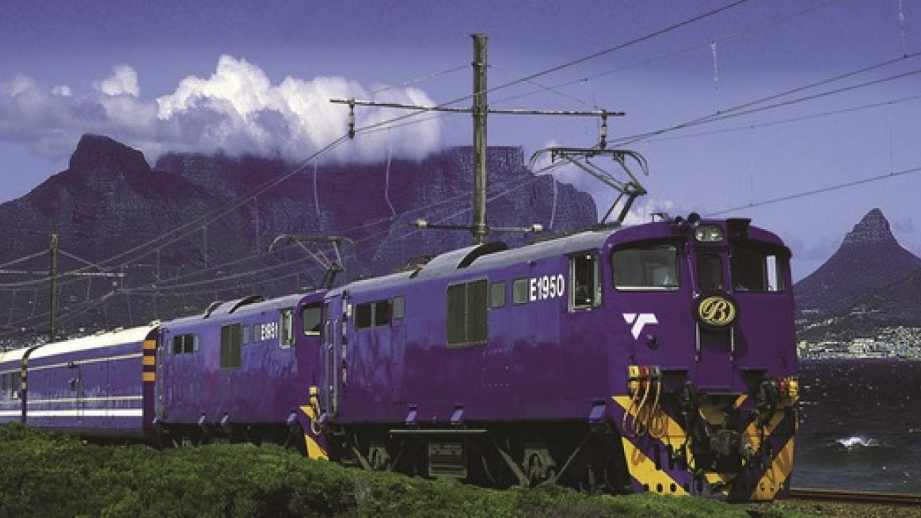 Observation Car opens views from The Blue Train while in transit. 