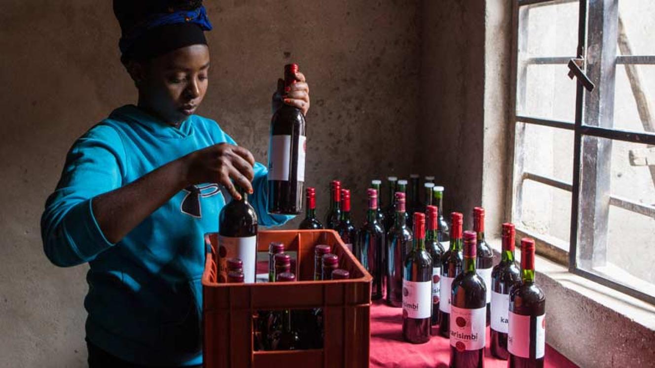 Rwandan entrepreneurship progresses with innovative beetroot wine-making. Credit: Manoramaonline.