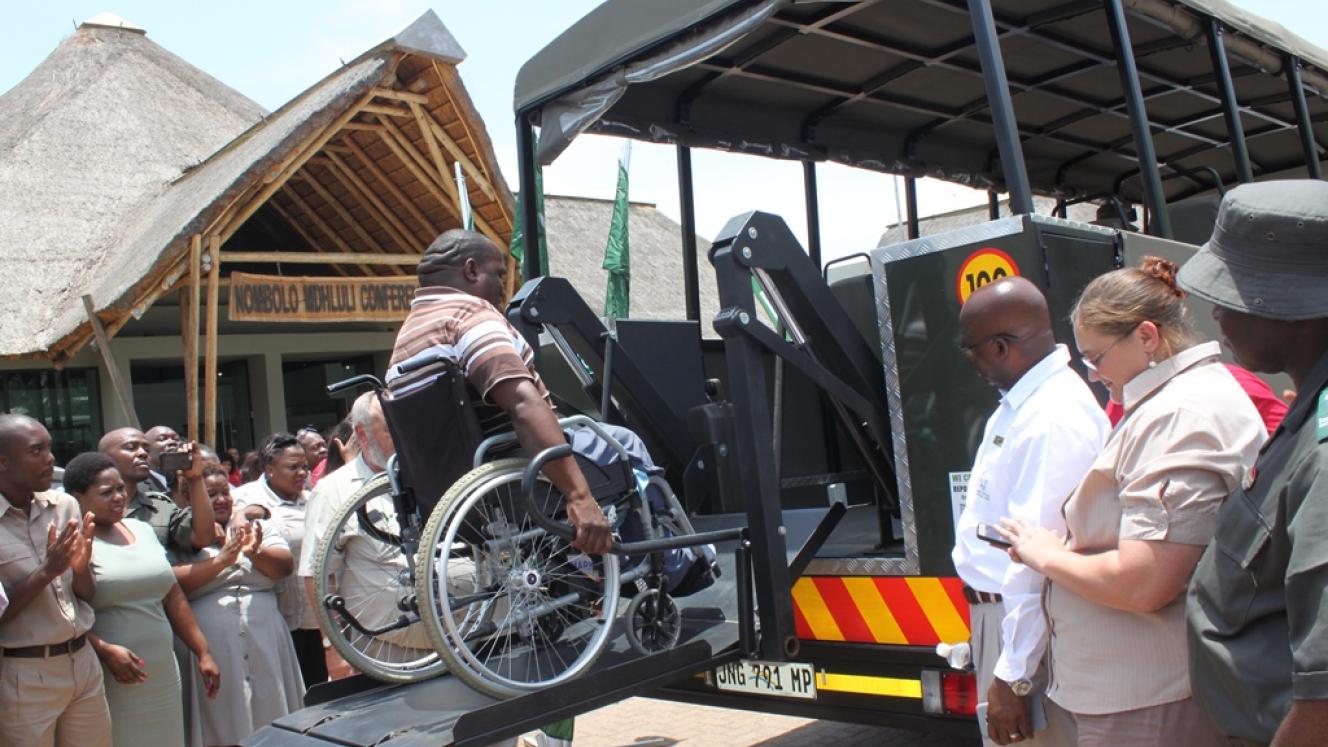 Kruger National Park highlights universal accessibility with the unveiling of new vehicles for tourists with mobility challenges.