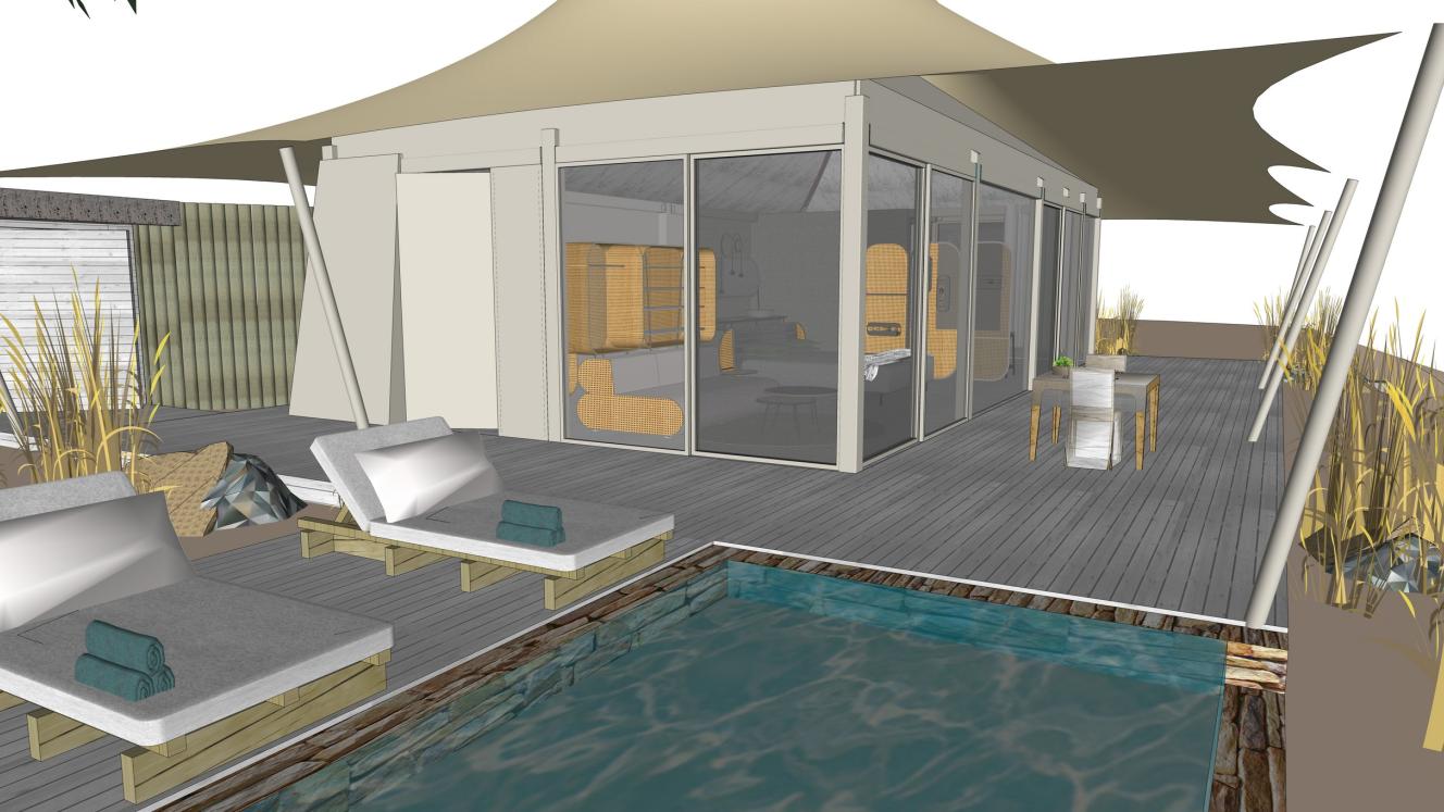 New tented camp to open.