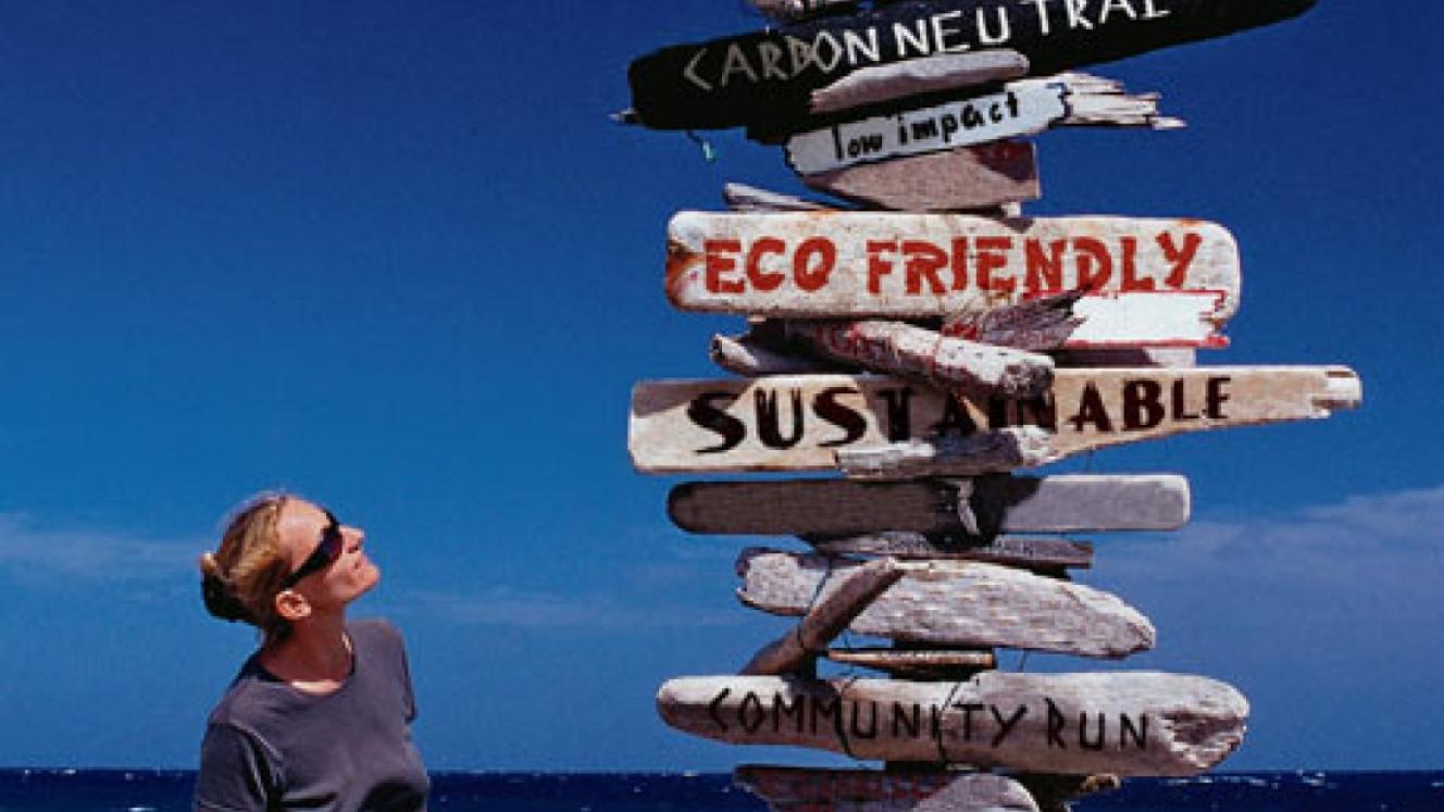 Greenwashing: false, unethical claims of eco-friendliness.