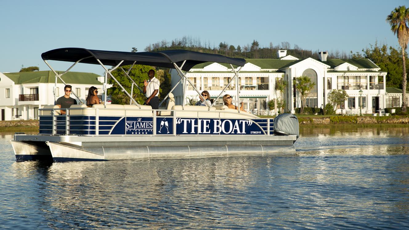 ‘The Boat’ on the Knysna Lagoon.