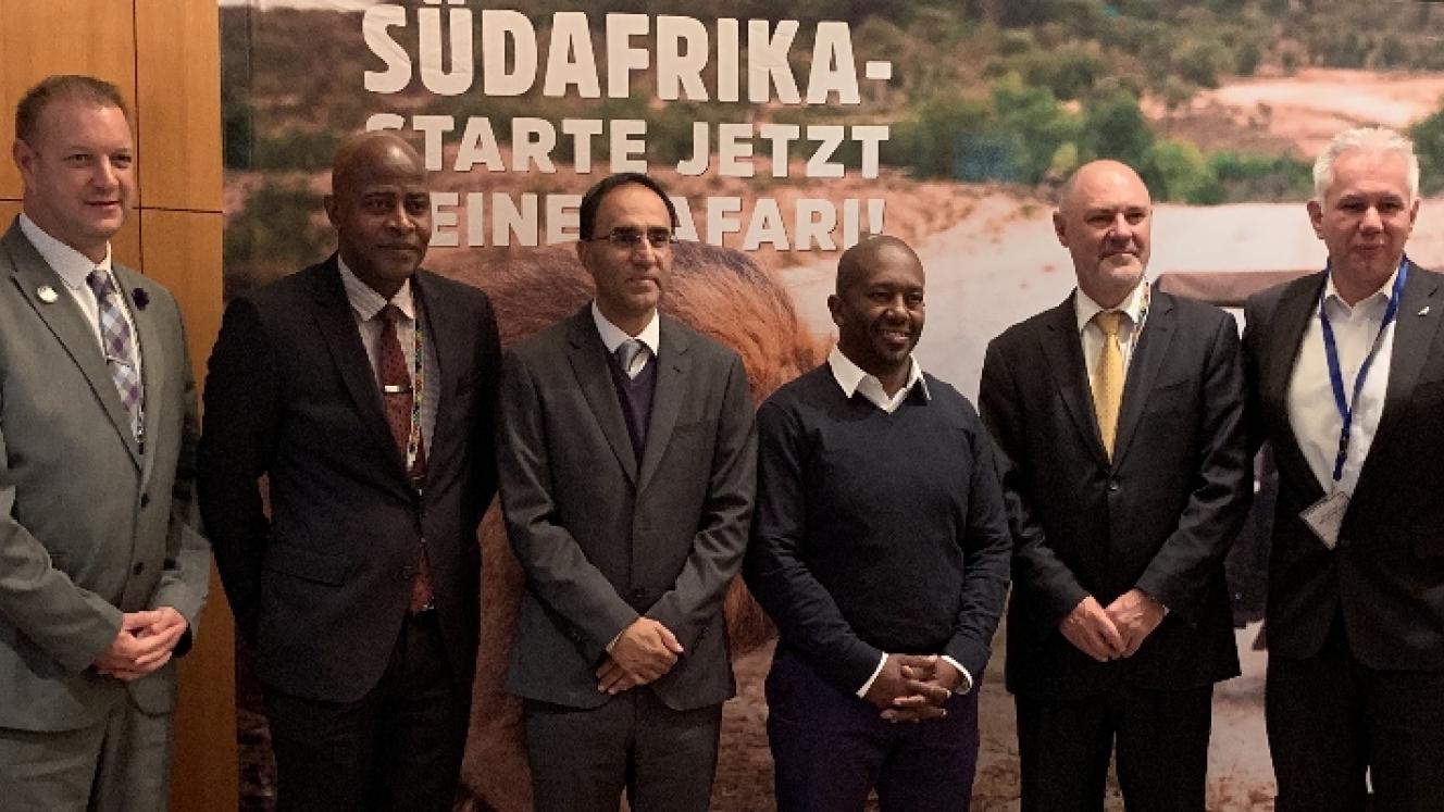 Some of the panellists at the SA Tourism round-table at ITB Berlin.