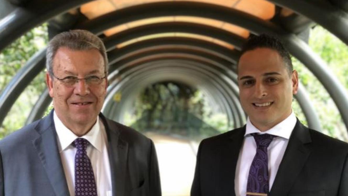 Anton Gillis (pictured right) takes up the position of Executive Director of The Saxon Hotel.