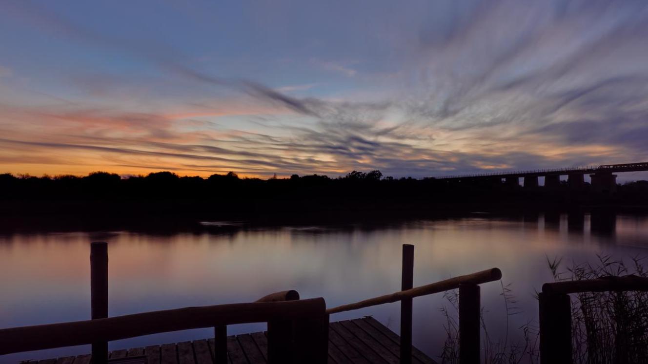 Sunset view from the Happy Jackal.