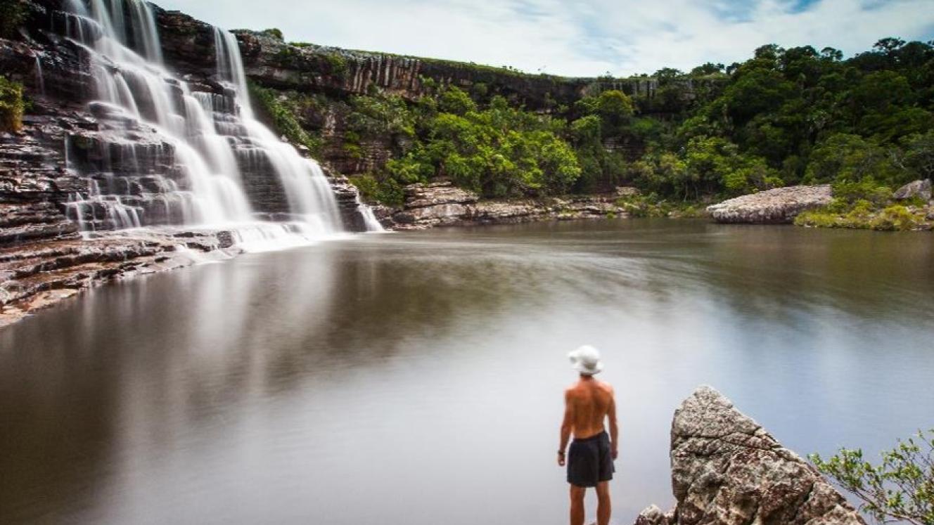 Mountains and beach offer beautiful landscapes to hike through.