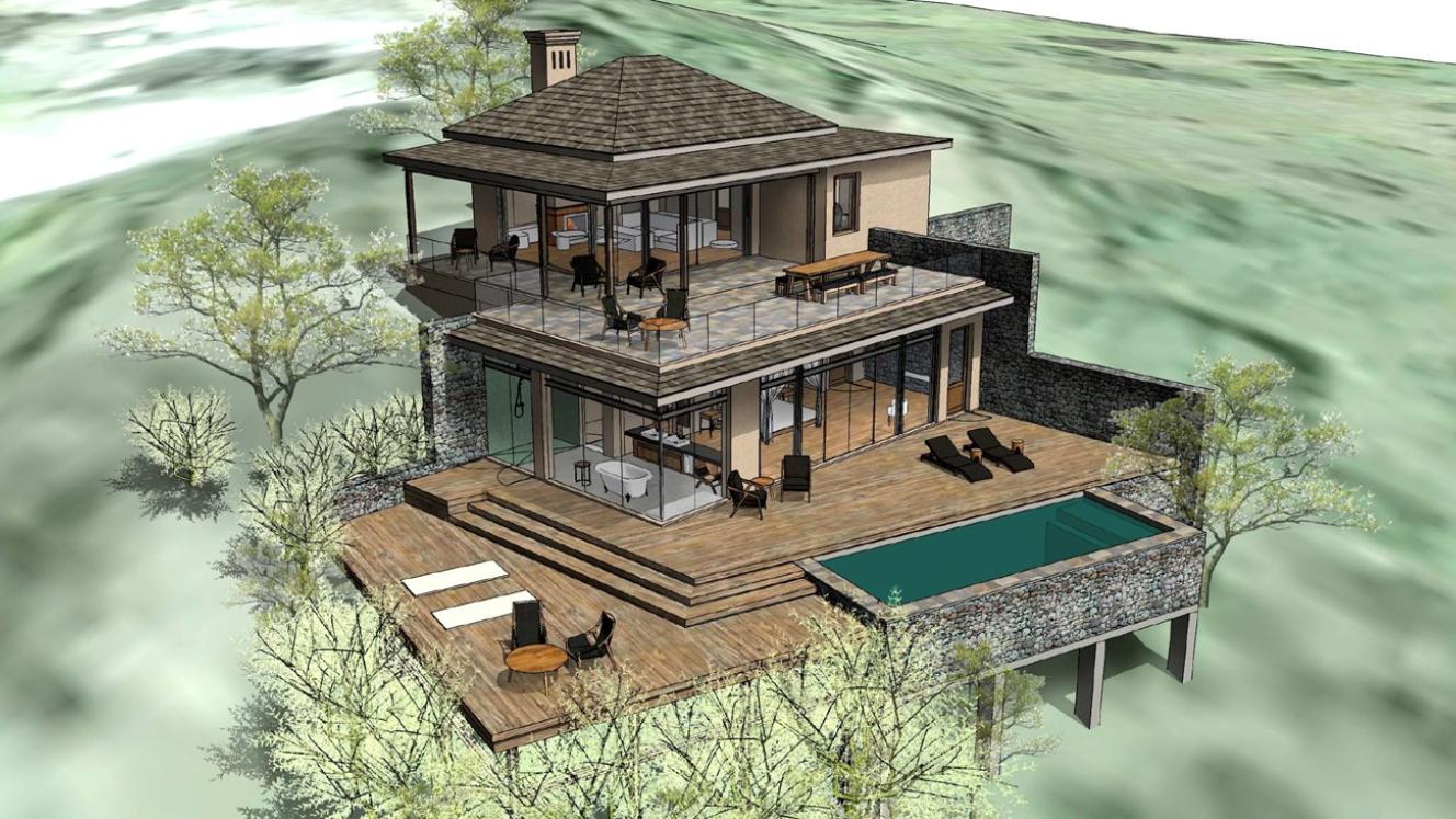 An artist’s impression of Singita’s new Hillside Suite.