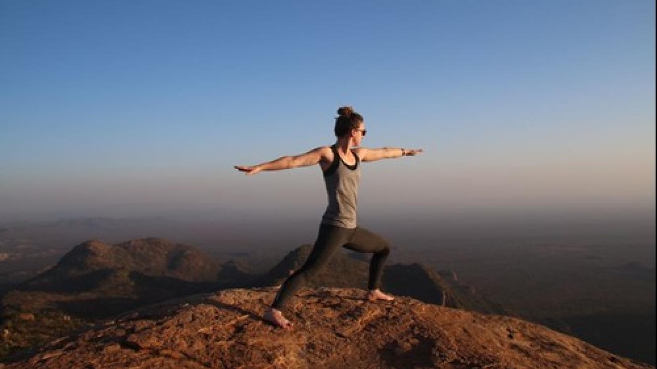 Strike a (yoga) pose on a five-day retreat.