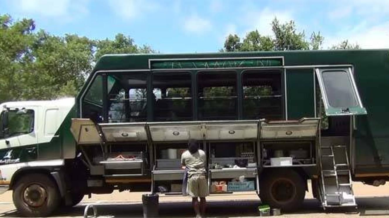 One of Drifters Adventure Tours’ custom-made trucks.