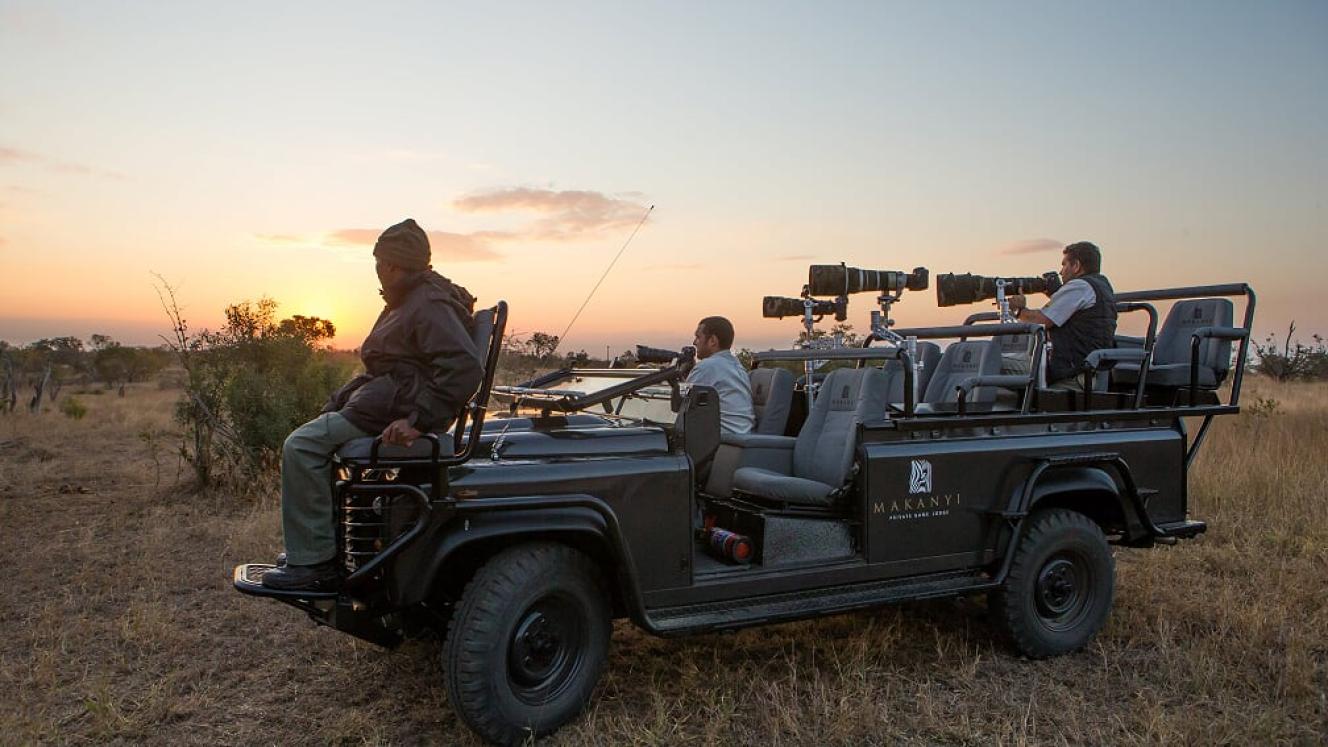 Visitors learning the finer details of wildlife photography.