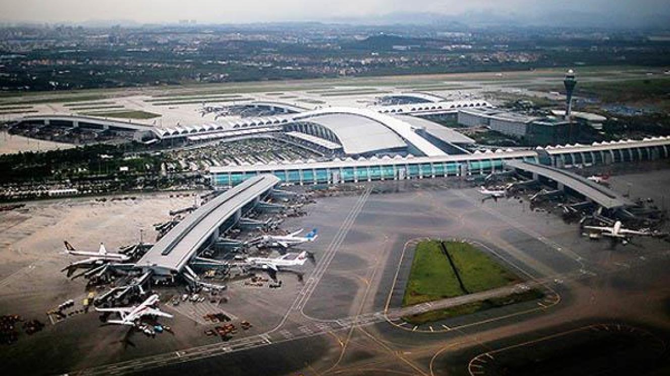 Guangzhou airport, China.
