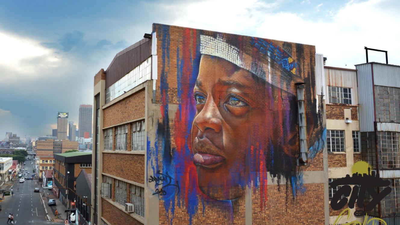 Graffiti in Gauteng is an art form on its own.