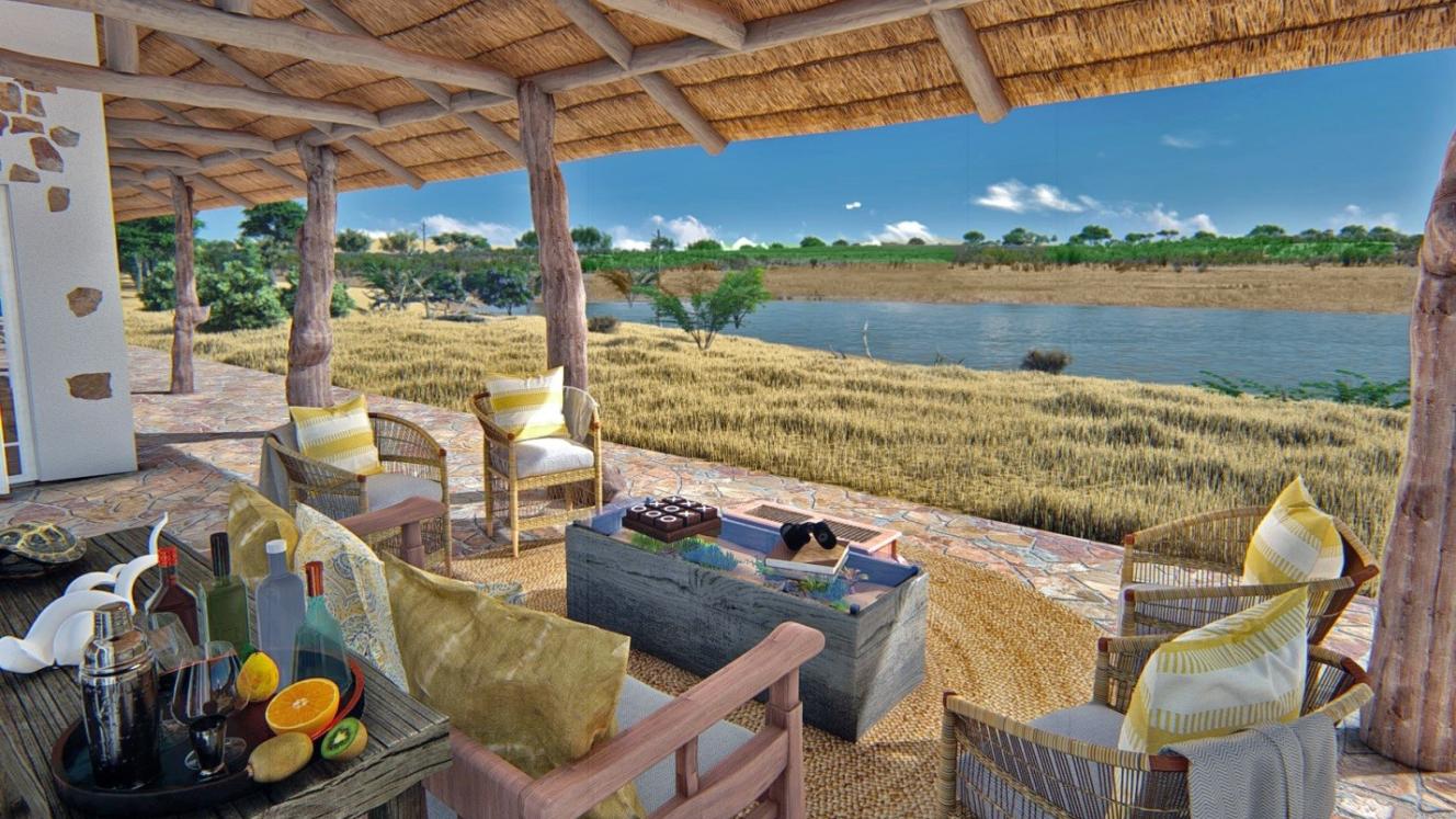 Main area, Nantwich Lodge.