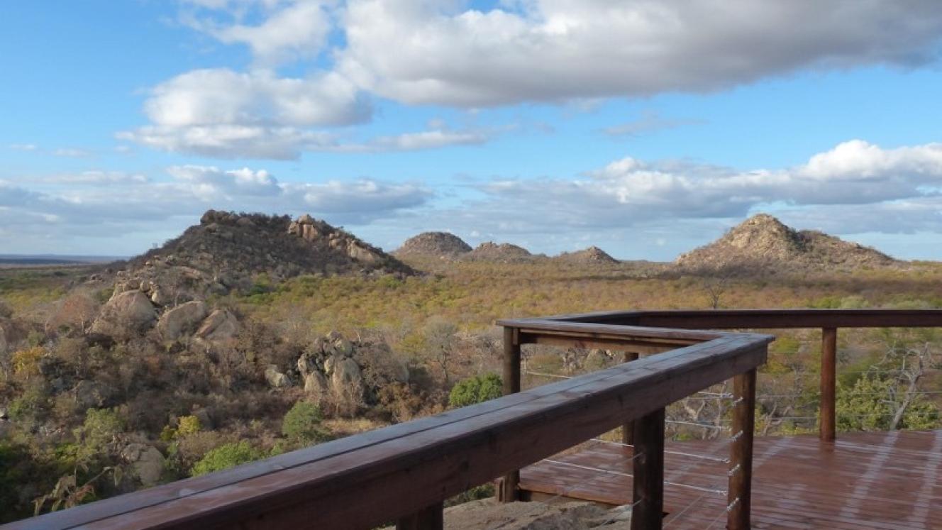 View from the deck at Abelana Safari Camp.
