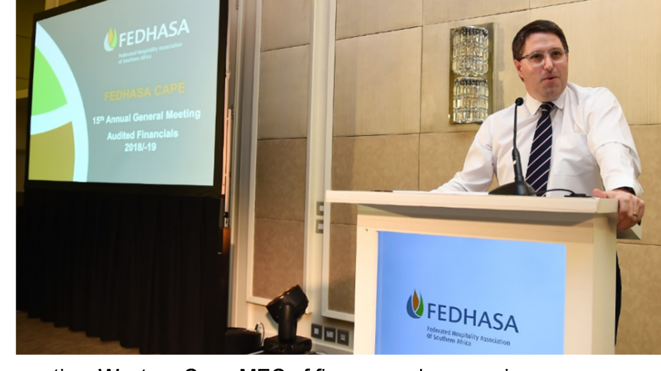 Western Cape MEC of Finance and Economic Opportunities, David Maynier. Photo: Phandulwazi Jikelo. 