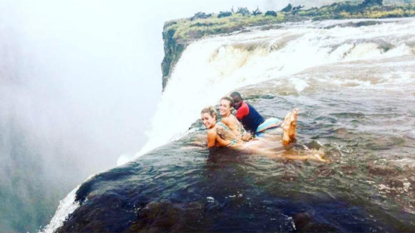 “You are literally swimming on the very edge of the Victoria Falls. The immensity of the waterfall is awe-inspiring when you are taking a dip. Clients can look over the edge, to the boiling pools below, and take a selfie that nobody would ever believe.”
