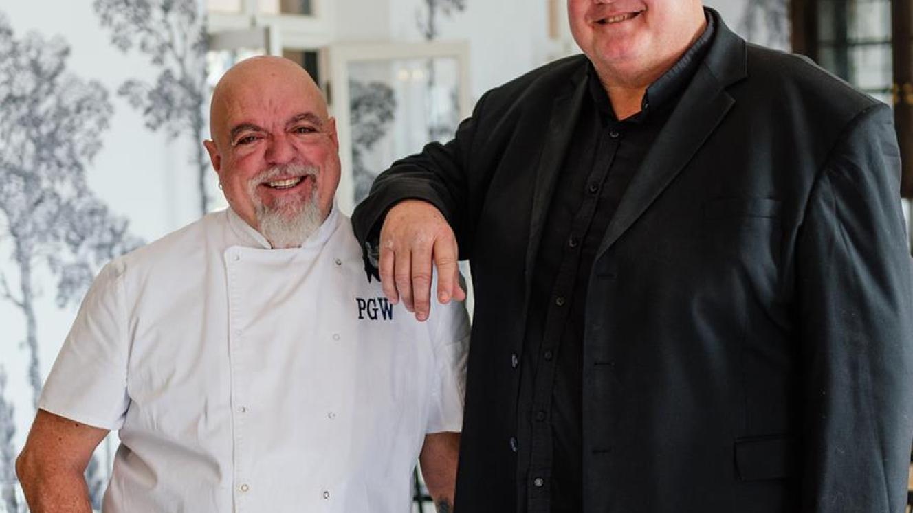 Chef Pete Goffe-Wood and Kobus Wiese 