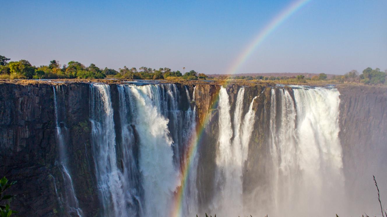 A photo of Victoria Falls taken late last month.