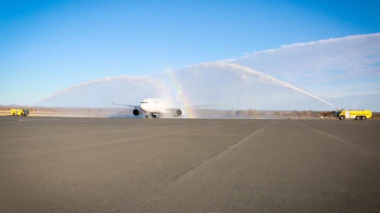 Eurowings flight touches down in Windhoek