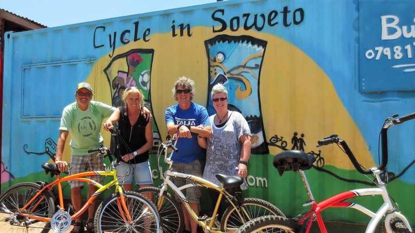 Cycling tours in Johannesburg’s largest and oldest township, Soweto, are popular experiences for youth travellers.