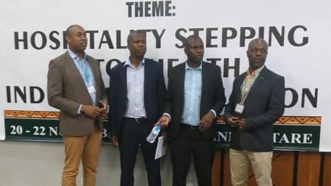 From left: Farai Chimba, Clive Chinwada, outgoing HAZ President, Innocent Manyere, and Brian Nyakutombwa.