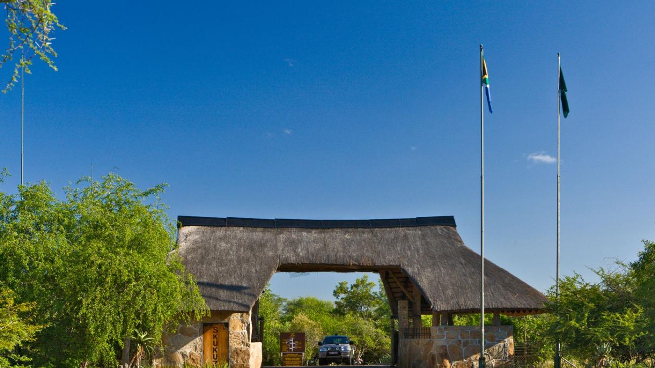Entrance to Skukuza camp in the Kruger National Park