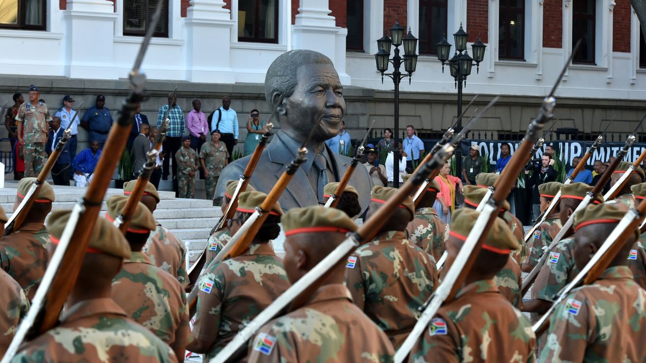 Part of the impressive opening of Parliament ceremony ahead of President Cyril Ramaphosa’s SONA 2020 speech.