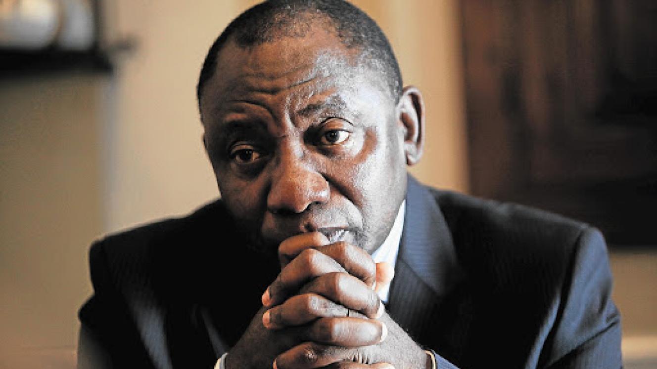 President Cyril Ramaphosa. 