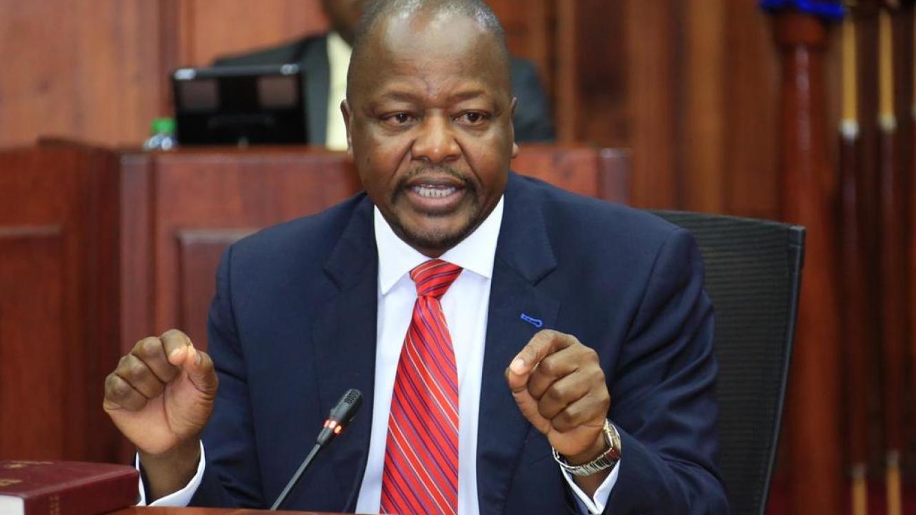 Kenya’s Health Cabinet Secretary, Mutahi Kagwe