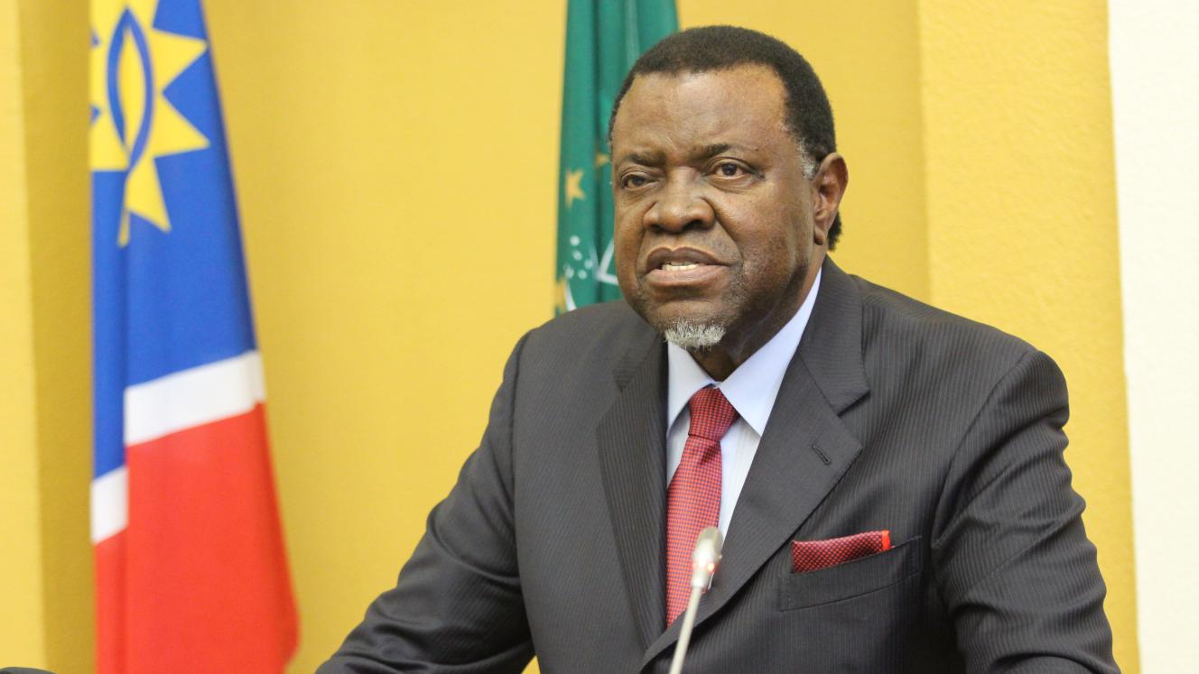 Namibian President Hage Geingob