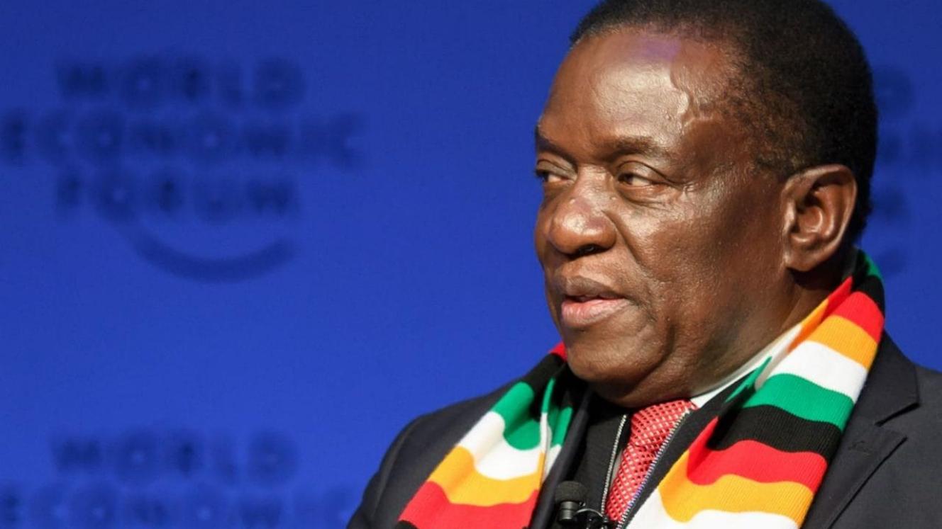 Zimbabwean President Emmerson Mnangagwa