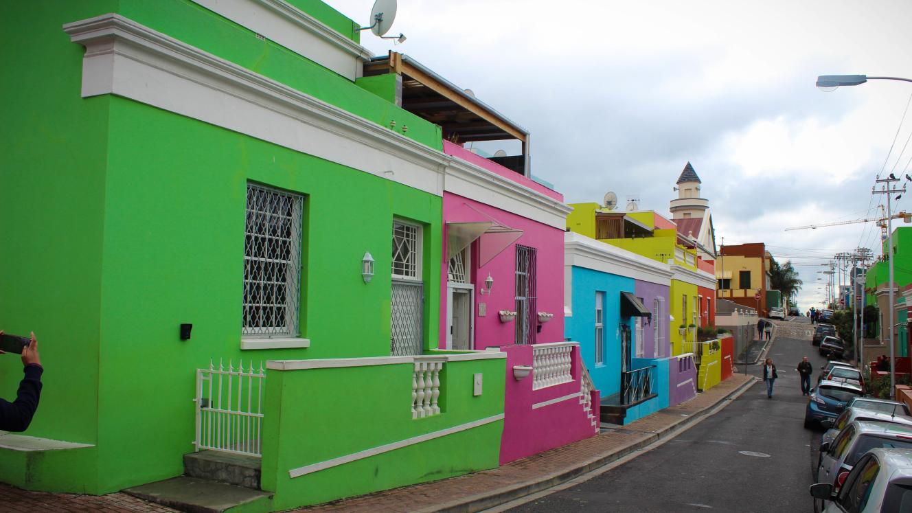 Colourful houses in the Bo-Kaap can be seen on virtual tours