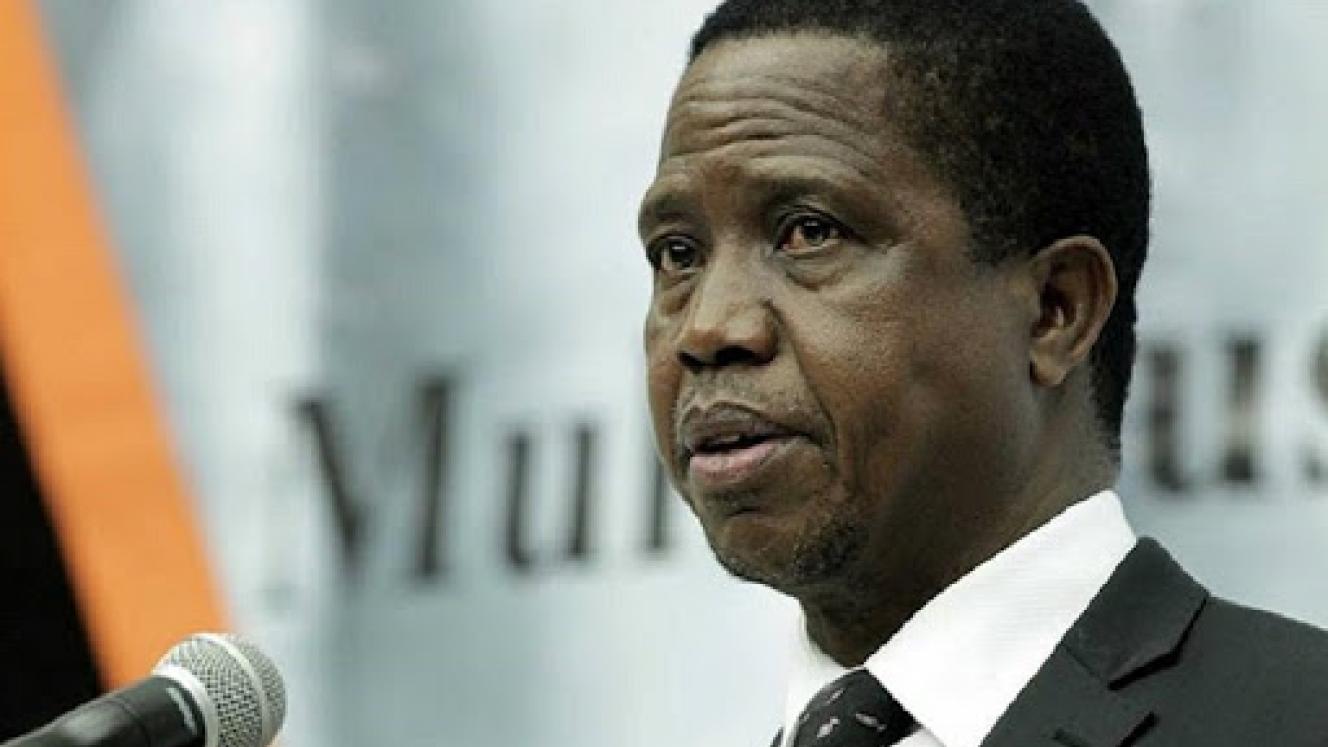Zambian President Edgar Lungu