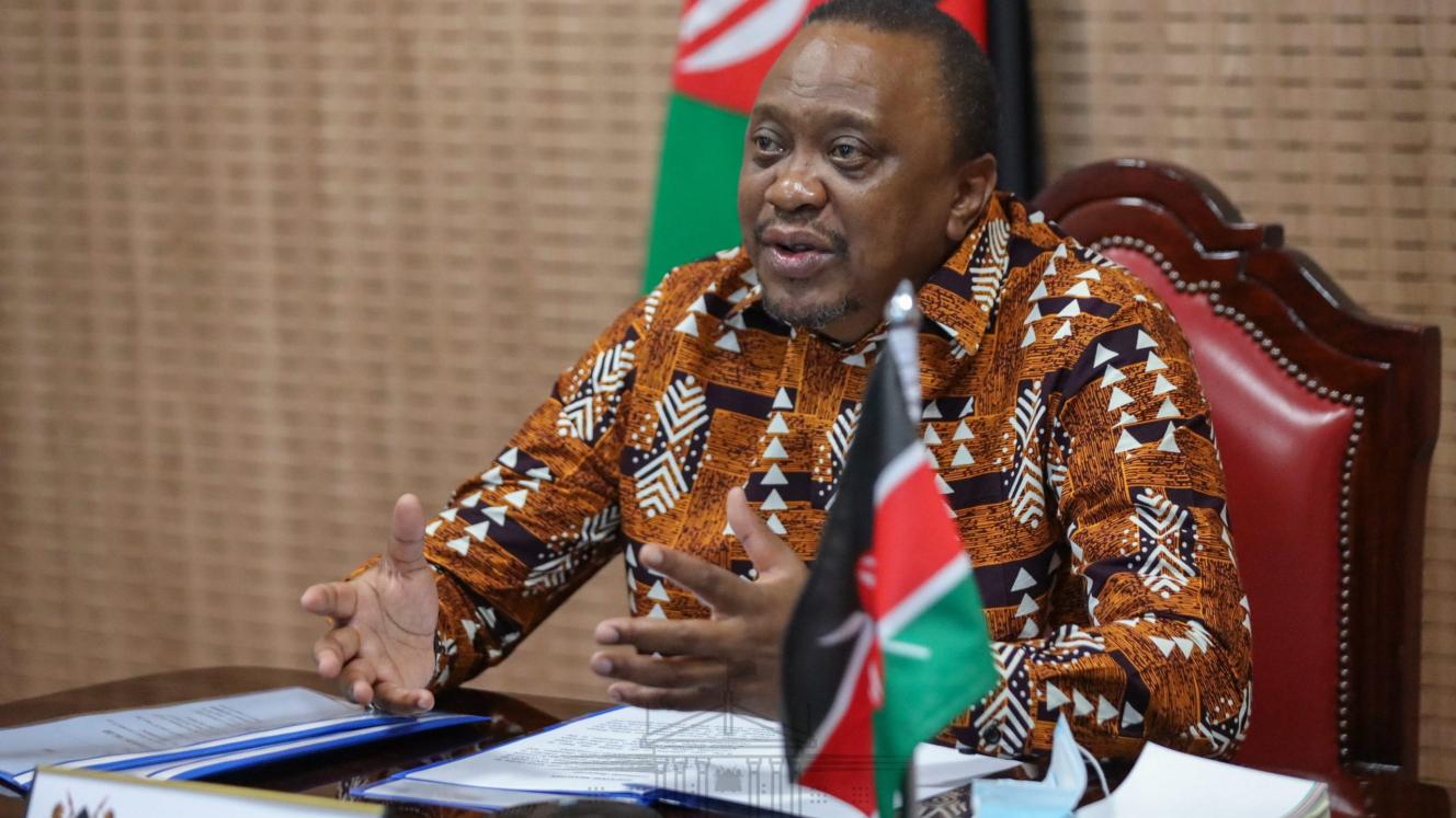 Kenyan President, Uhuru Kenyatta