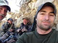 Corey Knowlton (far right) paid R4.3 million to kill a black rhino.