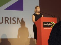 Monika Iuel, South African Tourism General Manager: International Marketing opening the Ubuntu Awards.