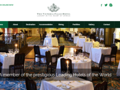 The Victoria Falls Hotel has launched a new website that features everything browsers need to know about the amenities and facilities of the hotel.