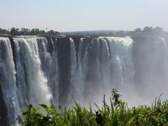 This picture of Victoria Falls was taken in the week of October 14.